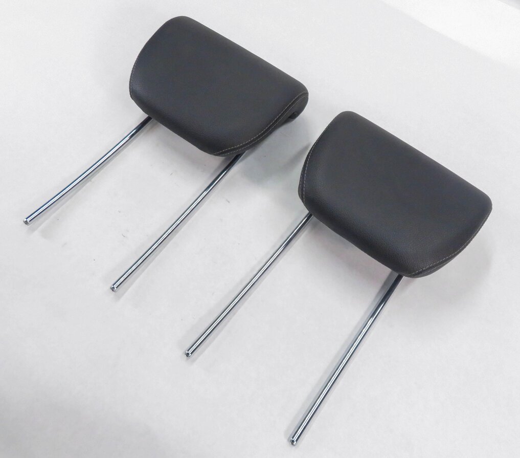 2007 MB GL450 (X164) REAR 3rd THIRD ROW HEADREST SET - 2 (BLACK LEATHER 101A)