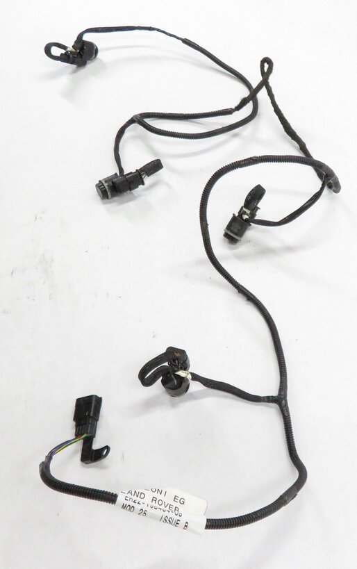 Thumbnail 3: 2015 LAND ROVER LR4 - REAR PDC PARK DISTANCE SENSOR SET-4 w/ HARNESS (BLACK)