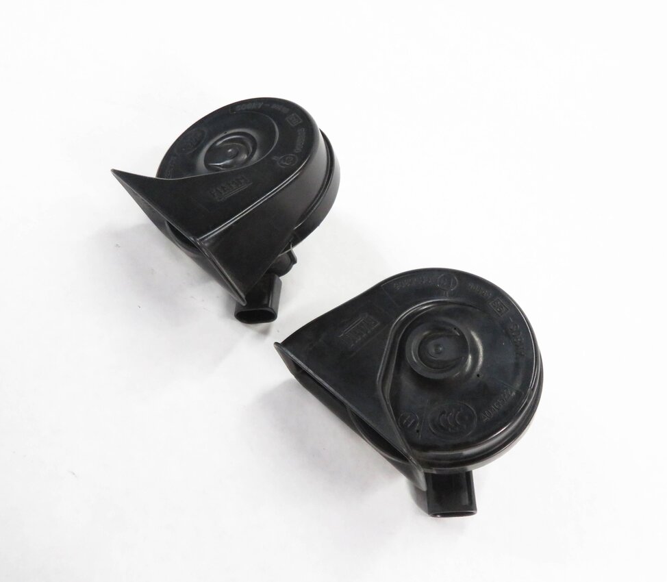 Thumbnail 1: 2009-2016 BMW Z4 (E89) EMERGENCY SAFETY ALERT SIGNAL HIGH & LOW TONE HORN SET-2