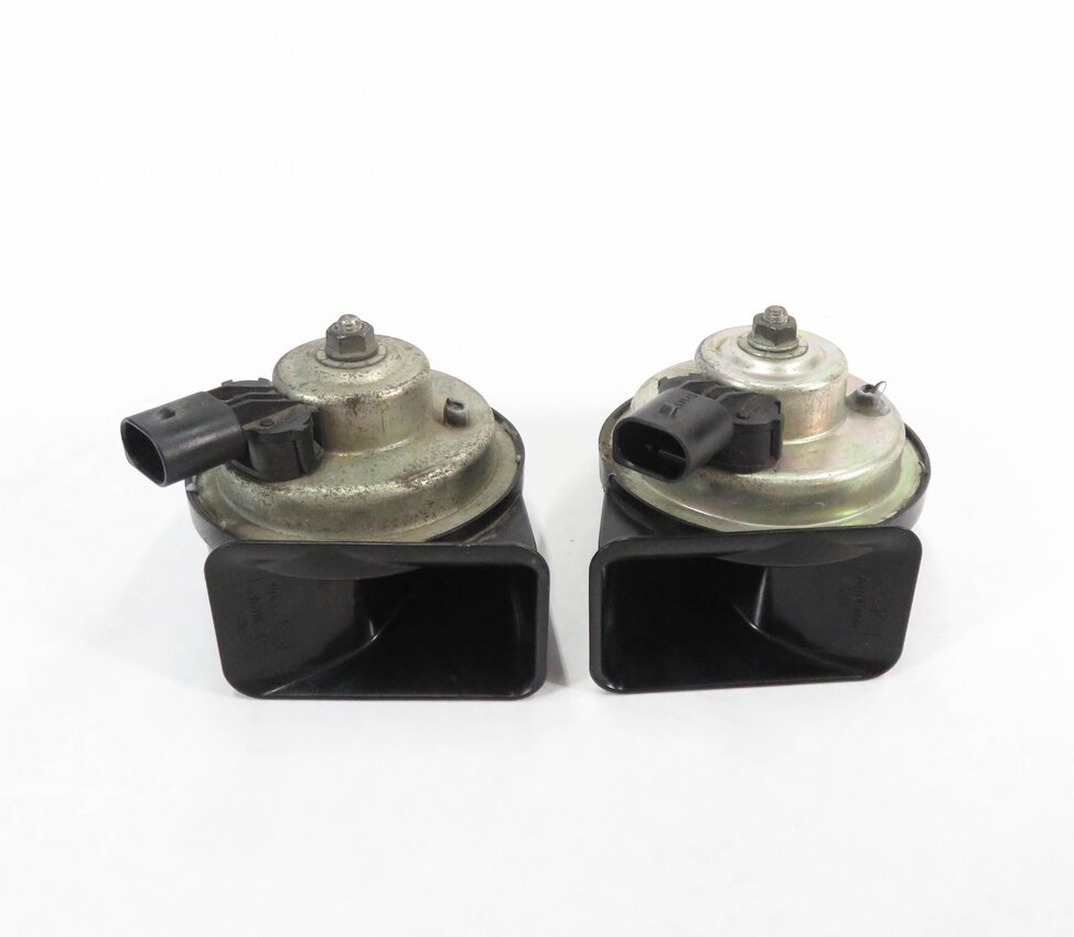 Thumbnail 5: 2009-2016 BMW Z4 (E89) EMERGENCY SAFETY ALERT SIGNAL HIGH & LOW TONE HORN SET-2