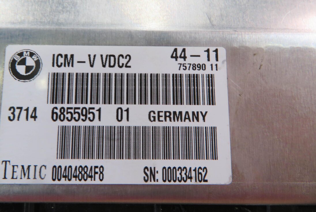 Thumbnail 6: 2012 BMW 528i (F10) VDC2 ICM - VDC VEHICLE DYNAMIC CONTROL SUSPENSION MODULE