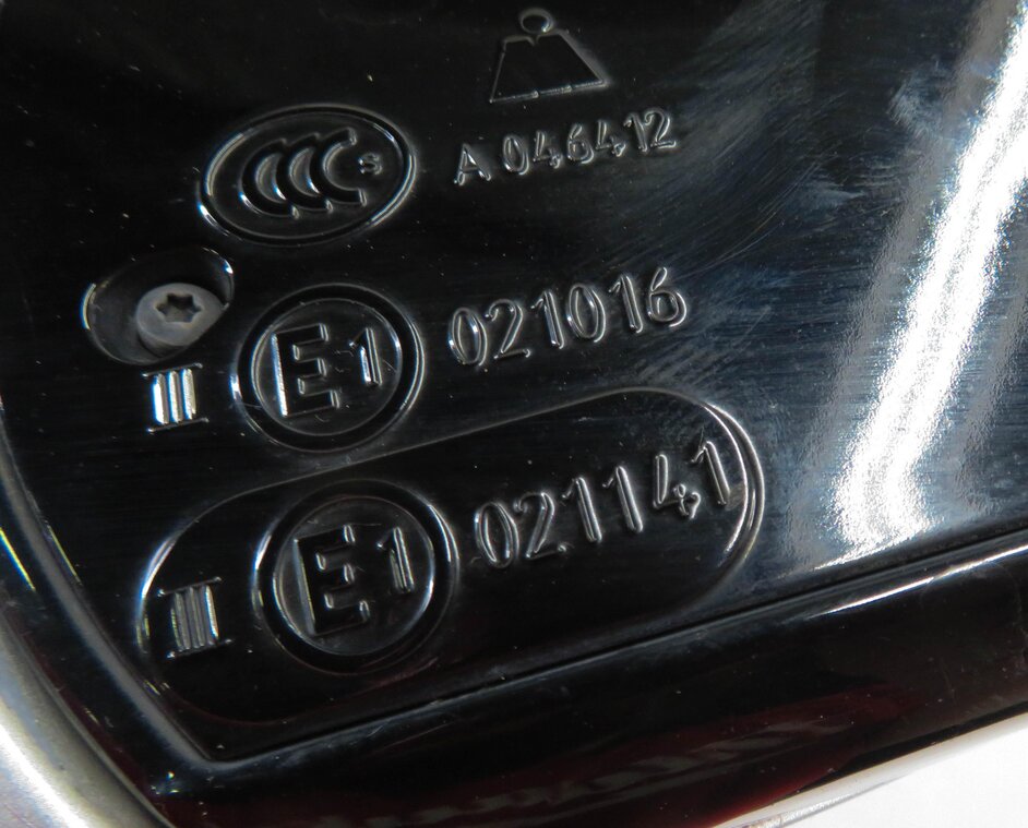 Thumbnail 7: 11-12 BMW 528i 535i 550i (F10) LEFT P-FOLD AUTODIM MEMORY MIRROR (SILVER 354)