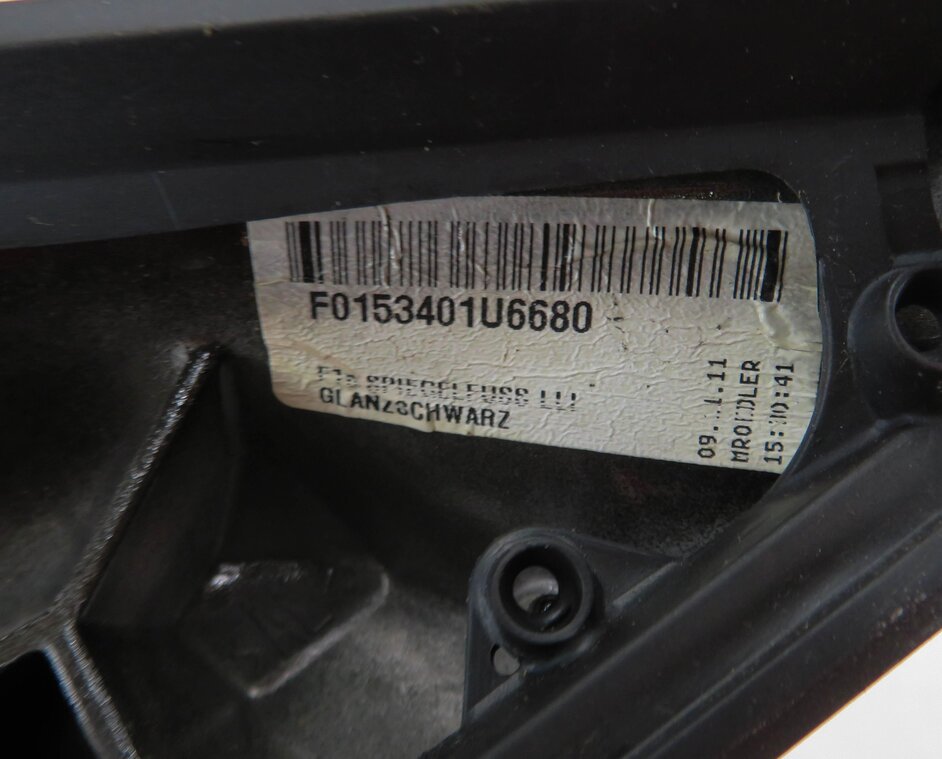 Thumbnail 8: 11-12 BMW 528i 535i 550i (F10) LEFT P-FOLD AUTODIM MEMORY MIRROR (SILVER 354)