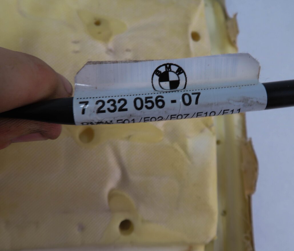 Thumbnail 7: 2012 BMW 528i (F10) LEFT DRIVER LOWER BOTTOM HEATED SPORT SEAT CUSHION (OYSTER)