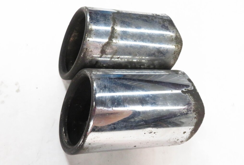 Thumbnail 3: 2012-2016 BMW 528i (F10) 2.0L N20 TURBO ENGINE MUFFLER PIPE EXHAUST TIP SET-2