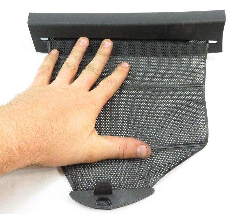 Thumbnail 6: 11-16 BMW 528i 535i 550i (F10) LEFT REAR DOOR VENT WINDOW PRIVACY SHADE (BLACK)