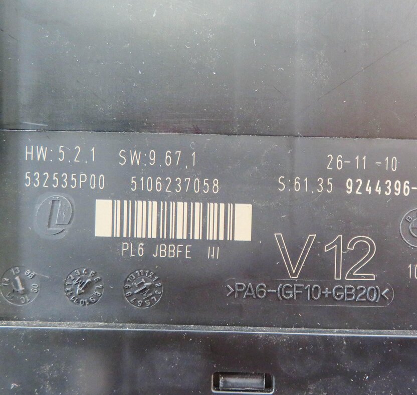 Thumbnail 6: 2010-2011 BMW 528i 535i 550i 535iGT 550iGT (F07 F10) MAIN BODY CONTROL MODULE