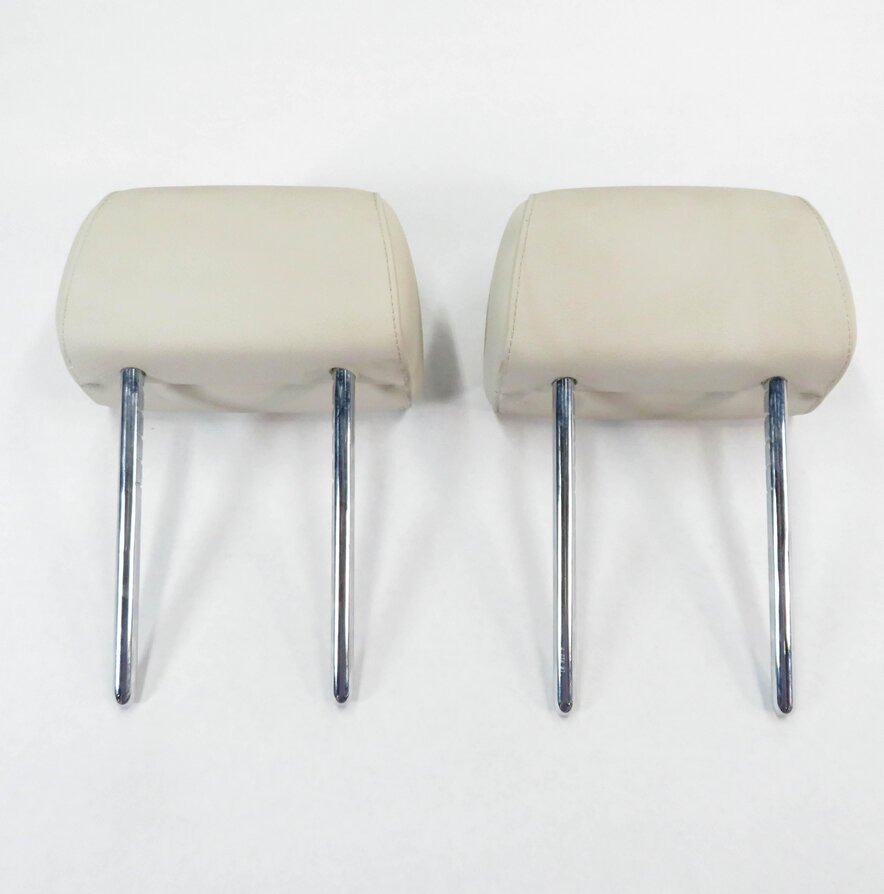 Thumbnail 5: 2011 BMW 550iGT (F07) LEFT & RIGHT REAR (IVORY LEATHER) HEADREST SET-2