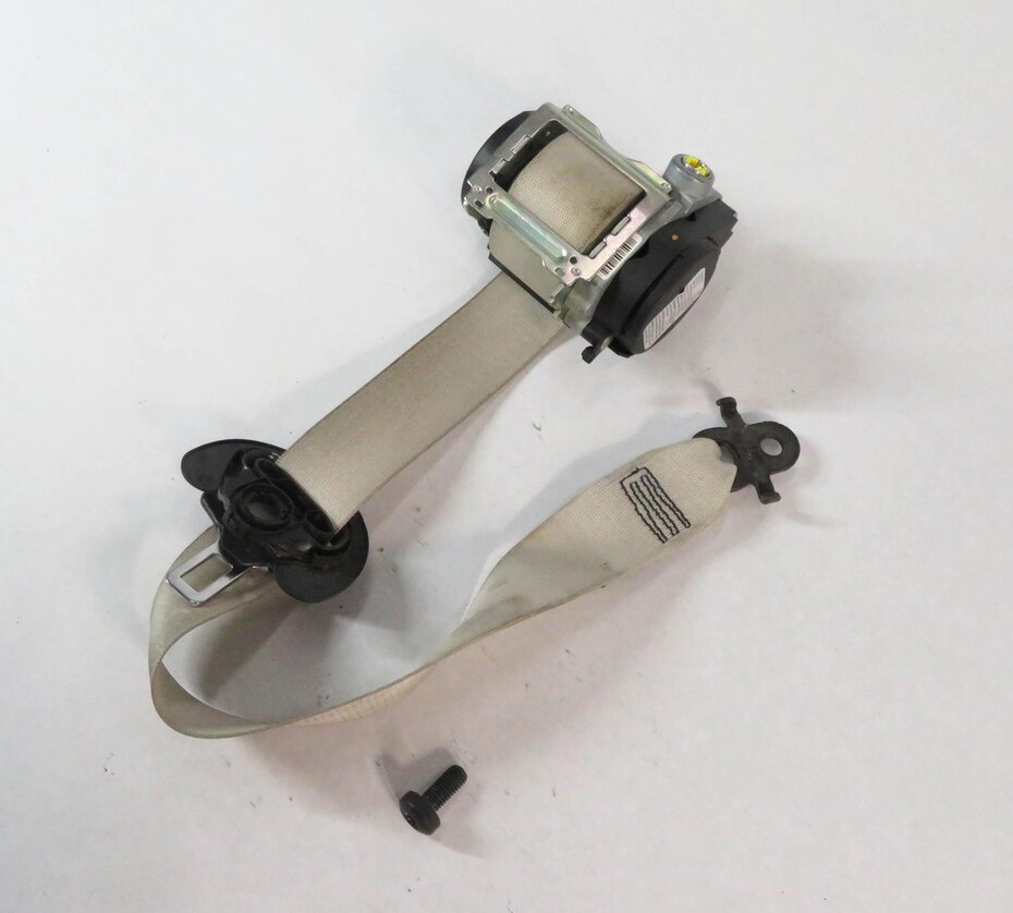 2010-2017 BMW 535iGT 550iGT (F07) LEFT FRONT DRIVER SEATBELT RETRACTOR (IVORY)