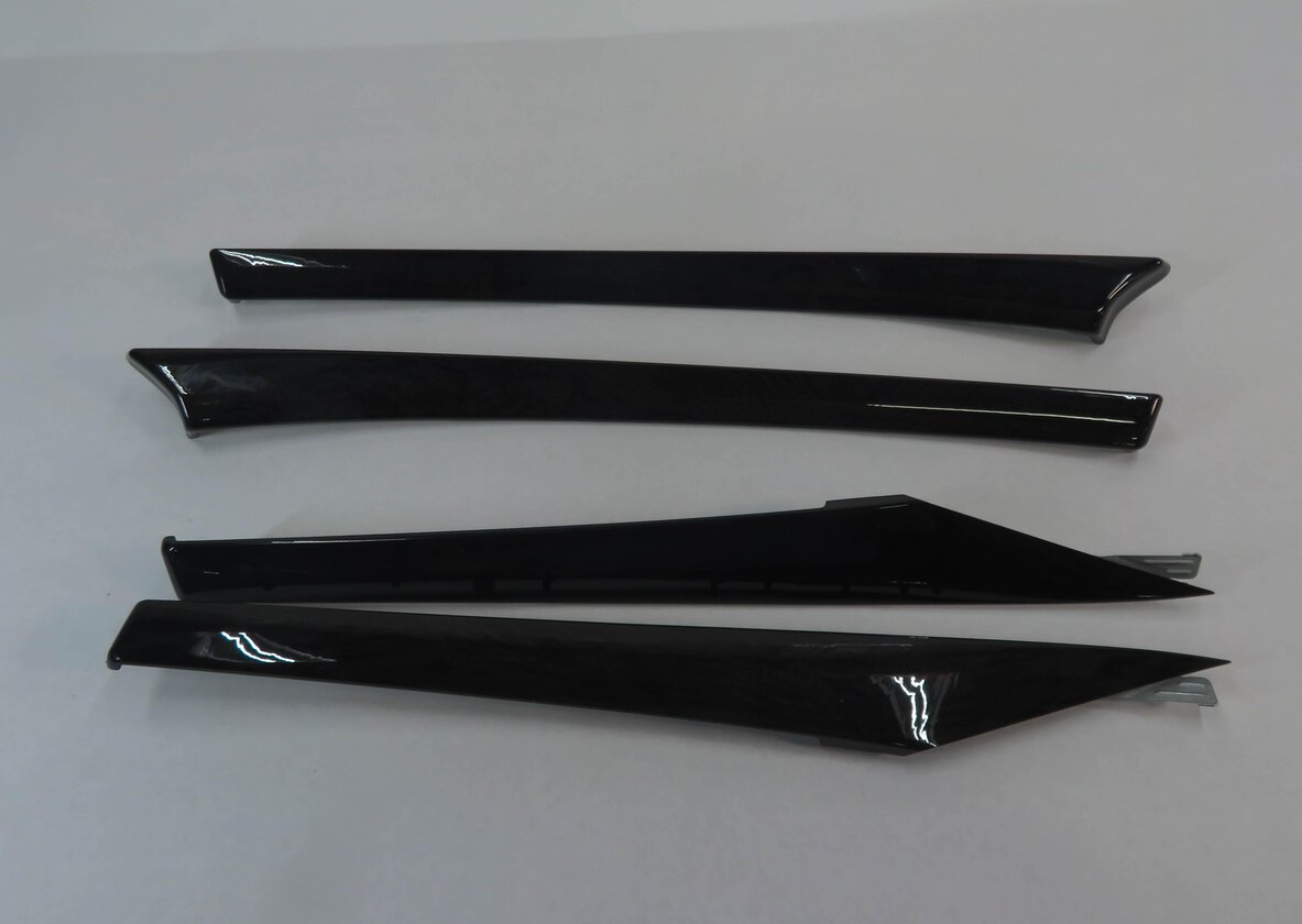 Thumbnail 5: 2011 BMW 550iGT (F07) DASH DOOR CONSOLE (WOOD ASH ANTHRACITE BLACK) TRIM SET-7