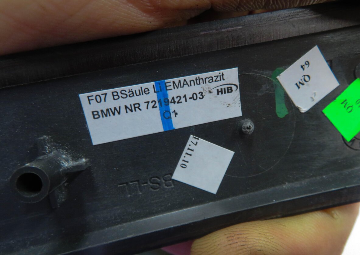 Thumbnail 7: 2011 BMW 550iGT (F07) DASH DOOR CONSOLE (WOOD ASH ANTHRACITE BLACK) TRIM SET-7
