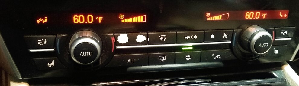Thumbnail 2: 09-13 BMW 740i 750i 760i B7 (F01 F07 F10) HEATER A/C CLIMATE TEMPERATURE CONTROL