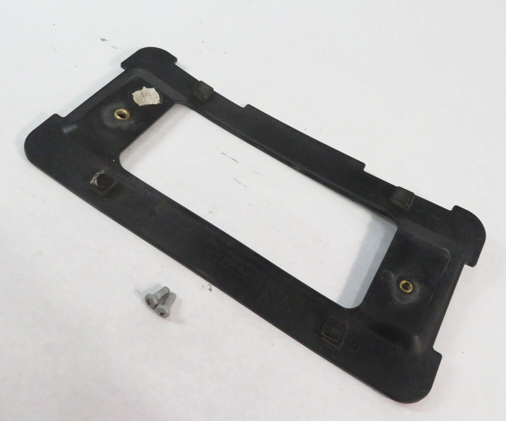 2011 BMW 550iGT (F07) REAR LICENSE PLATE BASE MOUNT RETAINER HOLDER BRACKET