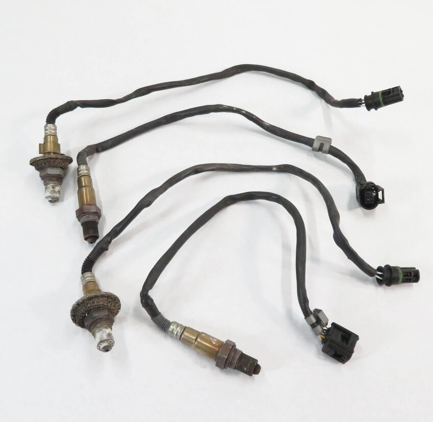 Thumbnail 2: 2011 BMW 550iGT (F07) 4.4L N63 PRE/POST CAT O2 OXYGEN LAMBDA PROBE SENSOR SET-4