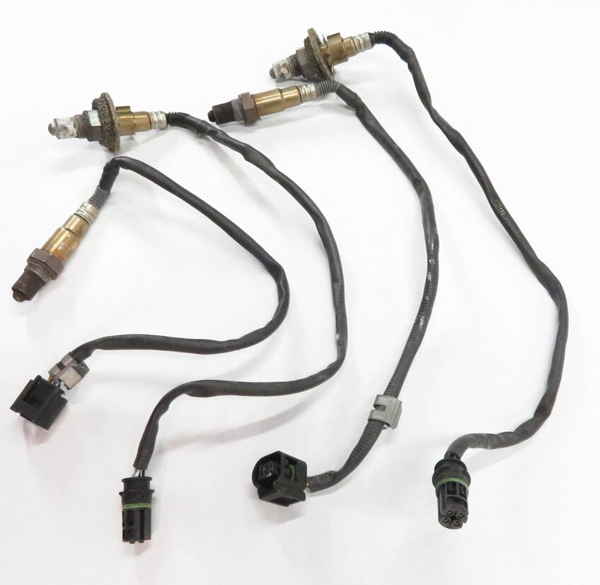 Thumbnail 3: 2011 BMW 550iGT (F07) 4.4L N63 PRE/POST CAT O2 OXYGEN LAMBDA PROBE SENSOR SET-4