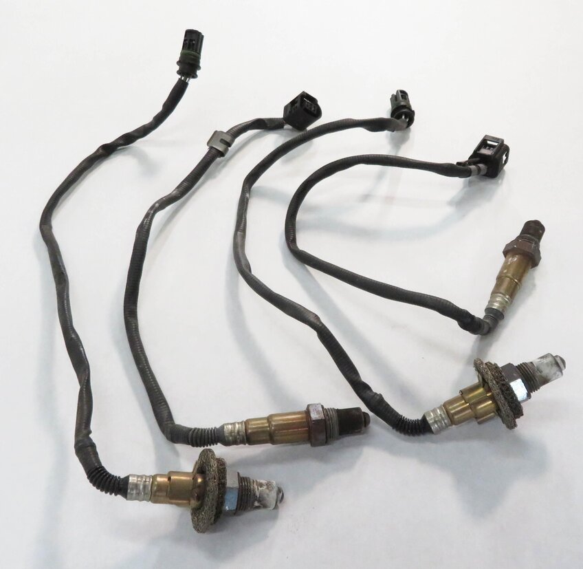 Thumbnail 4: 2011 BMW 550iGT (F07) 4.4L N63 PRE/POST CAT O2 OXYGEN LAMBDA PROBE SENSOR SET-4