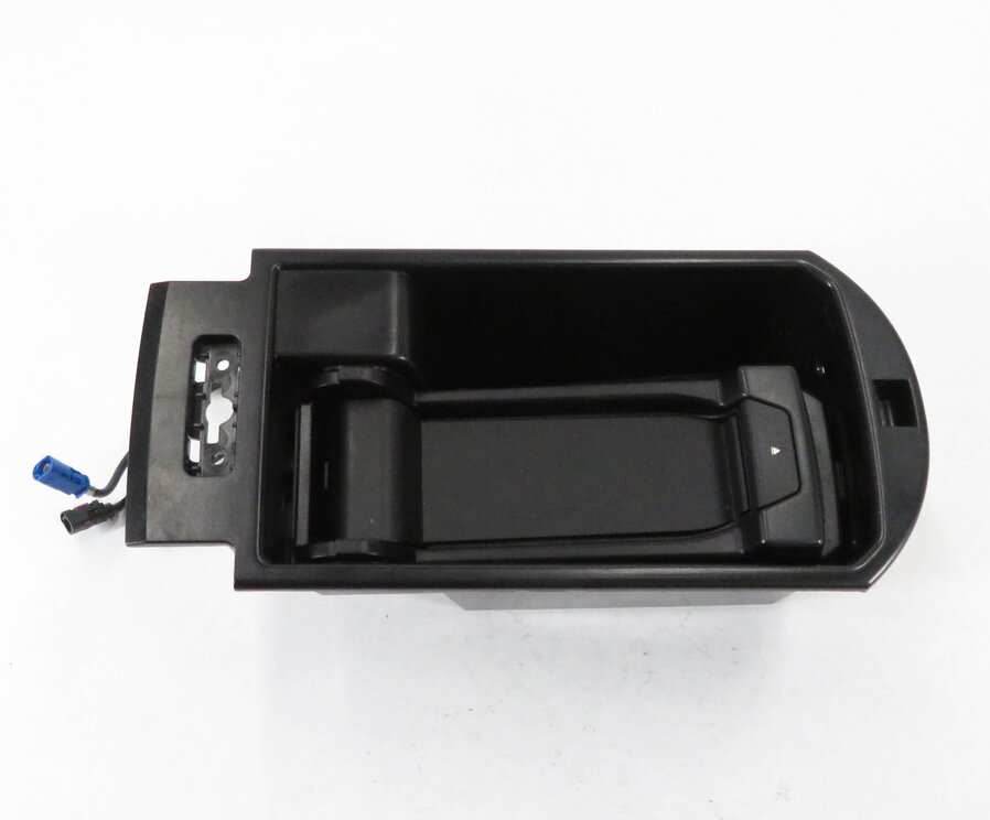 Thumbnail 3: 2011 BMW X3 (F25) FRONT CENTER CONSOLE STORAGE TRAY w/ CELL PHONE SNAP IN CRADLE