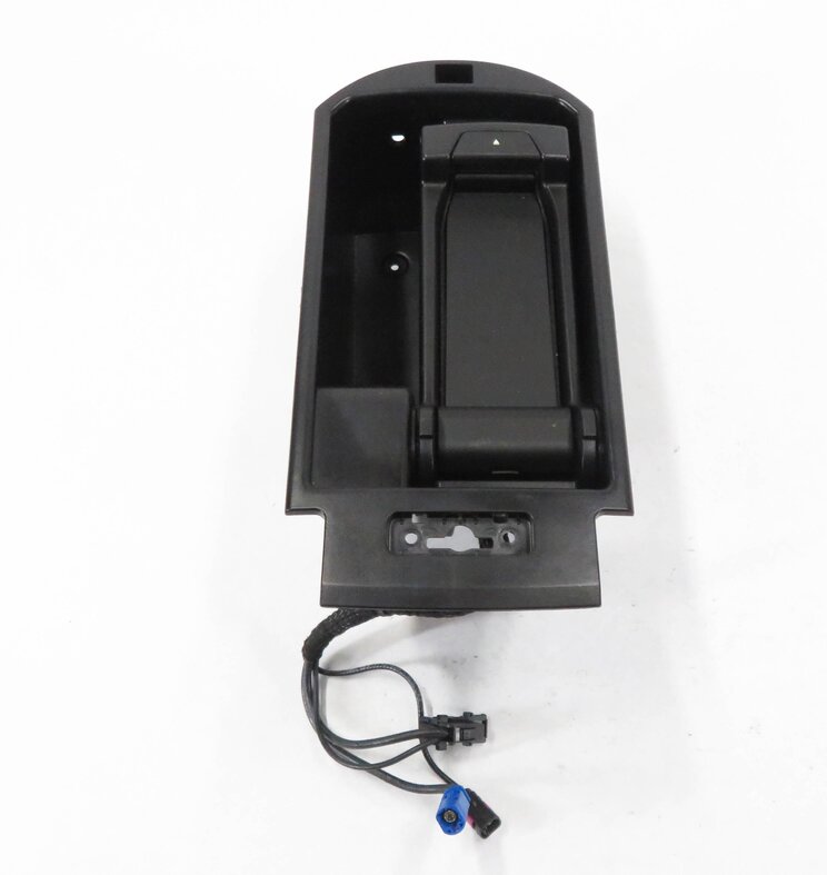 Thumbnail 4: 2011 BMW X3 (F25) FRONT CENTER CONSOLE STORAGE TRAY w/ CELL PHONE SNAP IN CRADLE