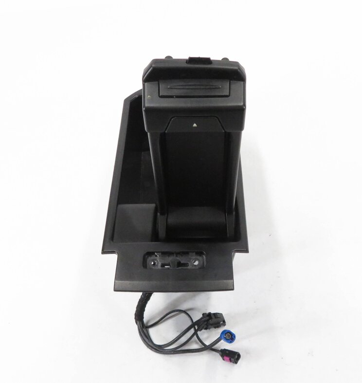 Thumbnail 5: 2011 BMW X3 (F25) FRONT CENTER CONSOLE STORAGE TRAY w/ CELL PHONE SNAP IN CRADLE