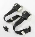 2011 BMW X3 (F25) REAR - LEFT & RIGHT SEATBELT BUCKLE RETRACTOR SET-2 (BLACK)
