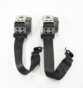 Thumbnail 5: 2011 BMW X3 (F25) REAR - LEFT & RIGHT SEATBELT BUCKLE RETRACTOR SET-2 (BLACK)
