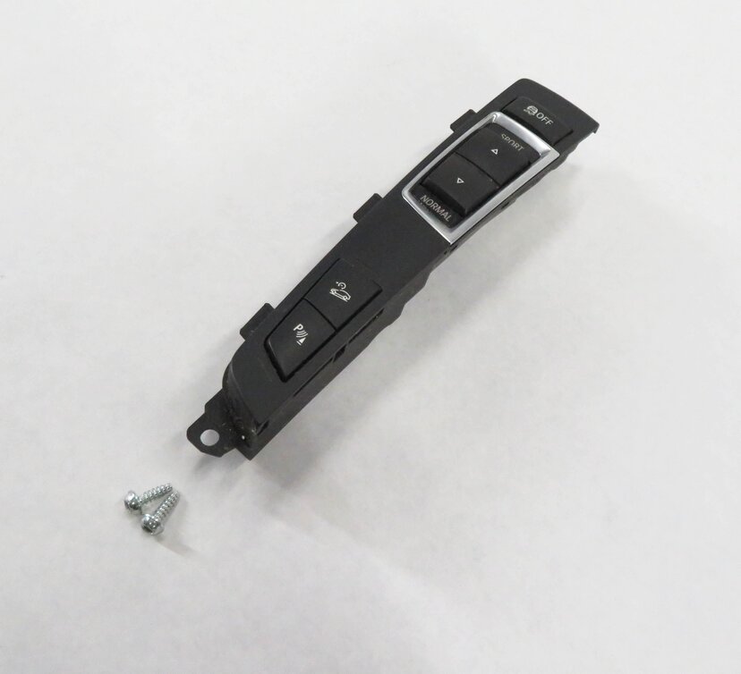 2011 BMW X3 (F25) FRONT CONSOLE SHIFTER TRIM HILL DESCENT PDC TRACTION SWITCH