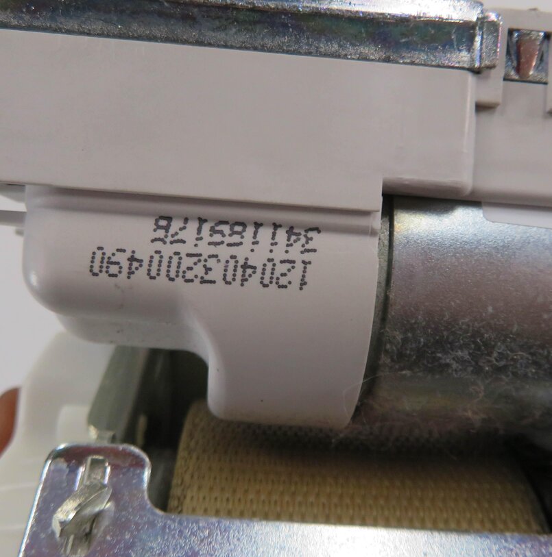 Thumbnail 8: 10-12 MB GL350 GL450 GL550 (X164) LEFT FRONT DRIVER SEATBELT RETRACTOR (BEIGE)