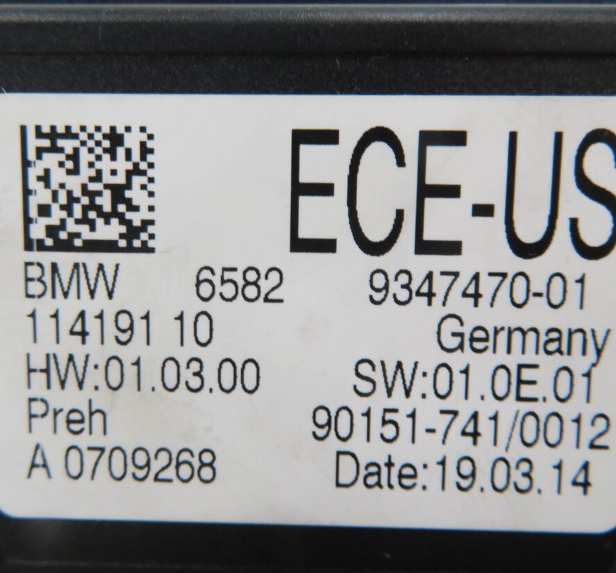 Thumbnail 6: 2014 BMW 328i (F30) i-DRIVE TOUCH CONTROL MODULE