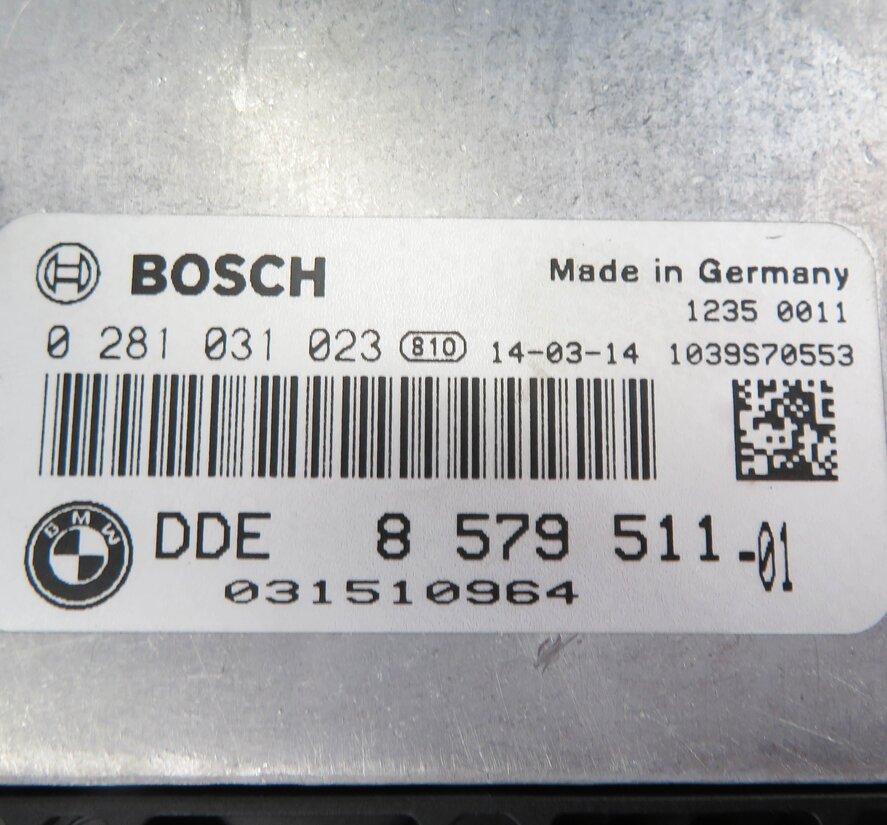 Thumbnail 5: 2014 BMW 328i (F30) 2.0L DIESEL ENGINE ECM DME BCM IMMOBILIZER MODULE KEY SET-3