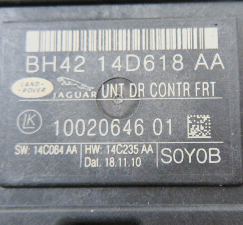 Thumbnail 7: 2010-2013 RANGE ROVER SPORT (L320) LEFT FRONT DRIVER DOOR CONTROL MODULE