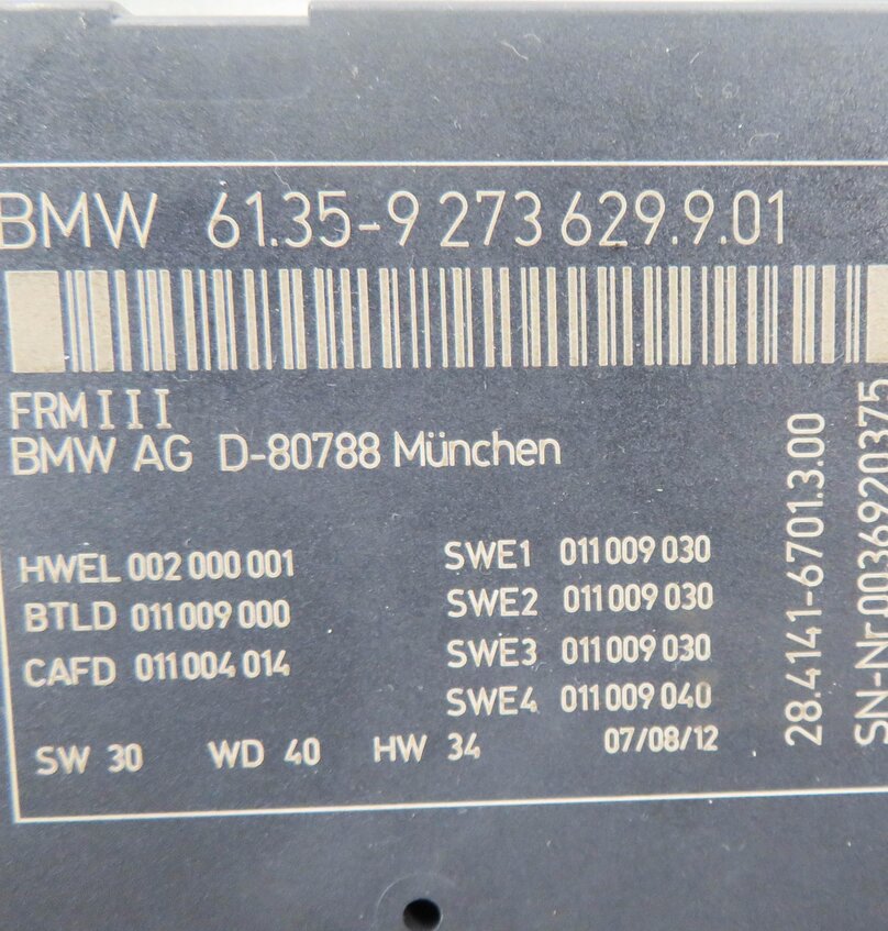 Thumbnail 7: 2010-2017 BMW 528i 535i 550i 650i 750i M5 X3 X4 BODY LIGHT POWER CONTROL MODULE