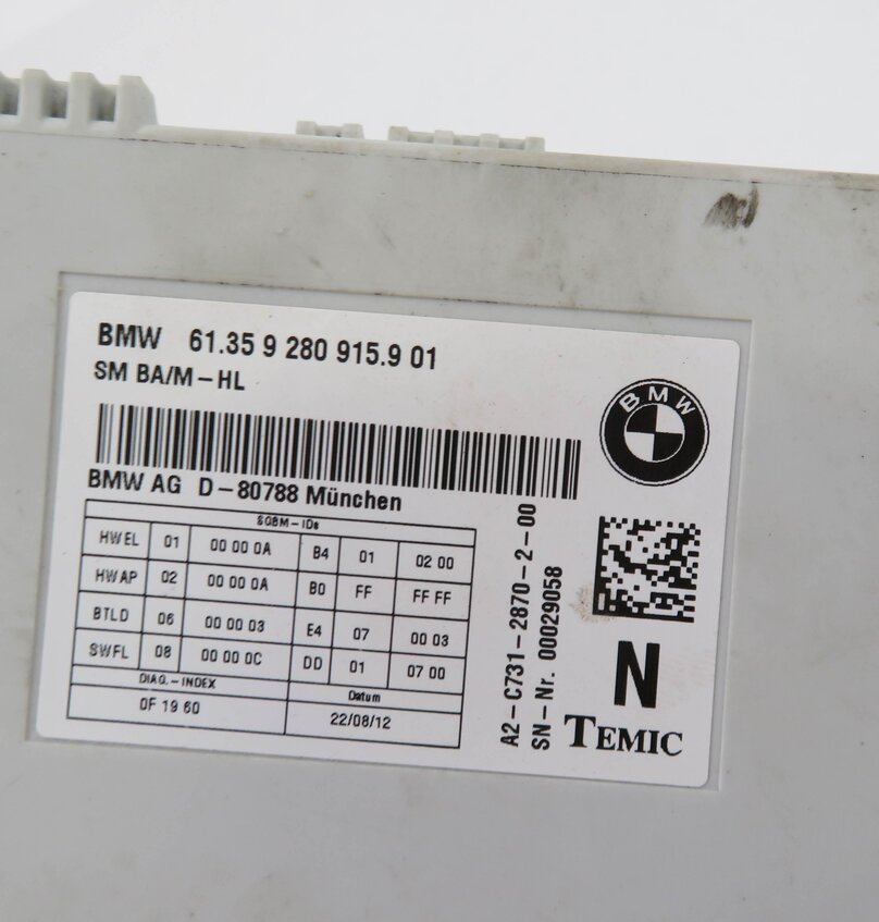 Thumbnail 6: 10-17 BMW 528i 535i 550i 650i 740i 750i 760i F10 F01 COMFORT MEMORY SEAT MODULE