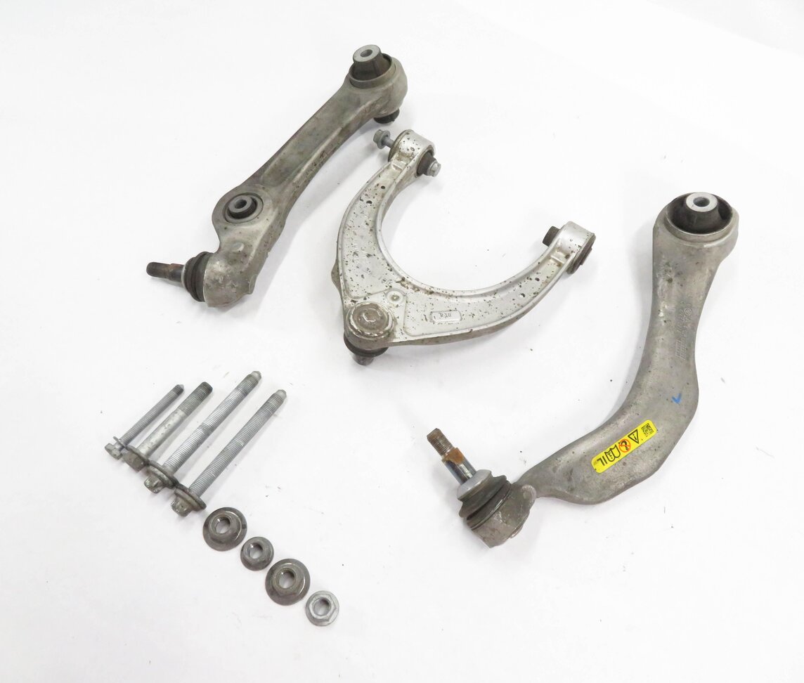 11-19 BMW 528i 535i 550i 640i 650i (F06 F10) RWD LEFT FRONT CONTROL ARM SET (3)