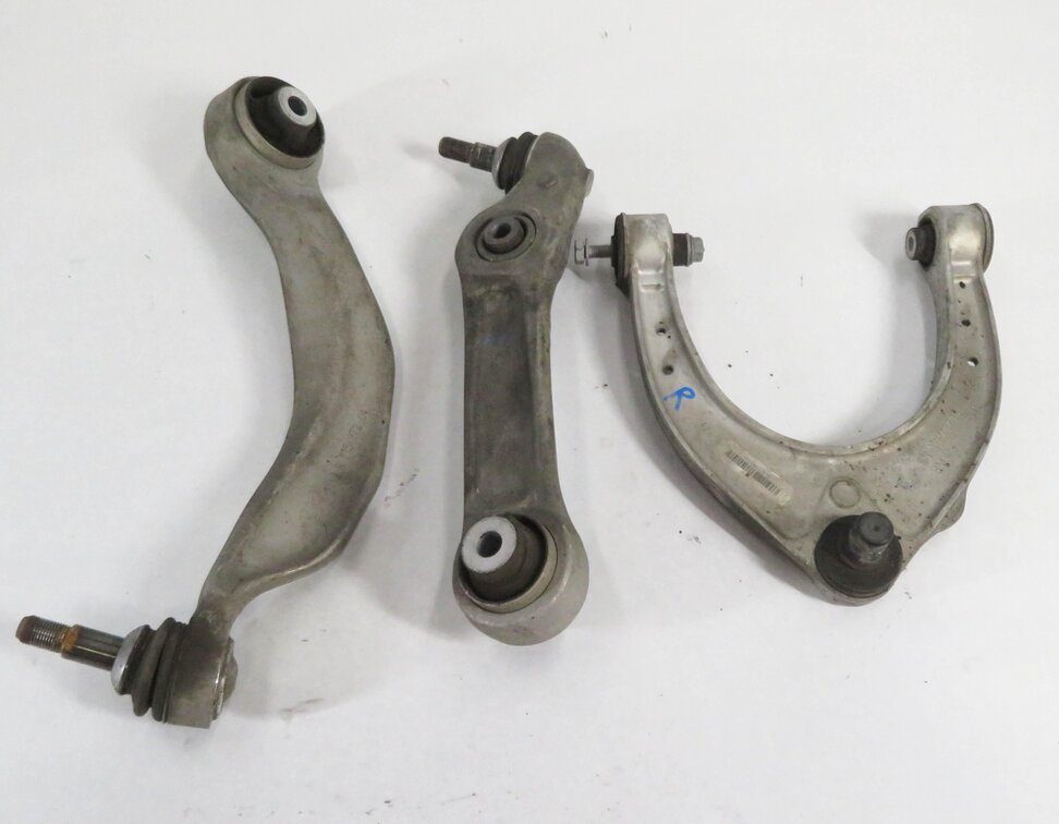 Thumbnail 3: 11-19 BMW 528i 535i 550i 640i 650i (F06 F10) RWD RIGHT FRONT CONTROL ARM SET (3)