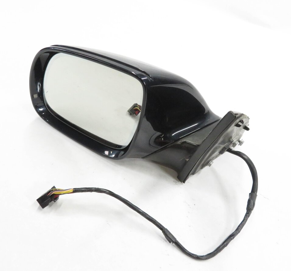 2010-2012 AUDI Q7 (4L) LEFT P-FOLD HEATED MEMORY DOOR MIRROR (COBALT BLUE LZ5Q)