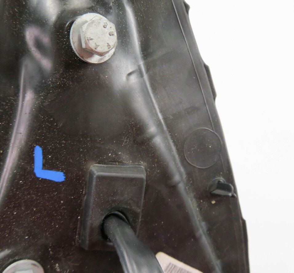 Thumbnail 8: 2010-2012 AUDI Q7 (4L) LEFT P-FOLD HEATED MEMORY DOOR MIRROR (COBALT BLUE LZ5Q)