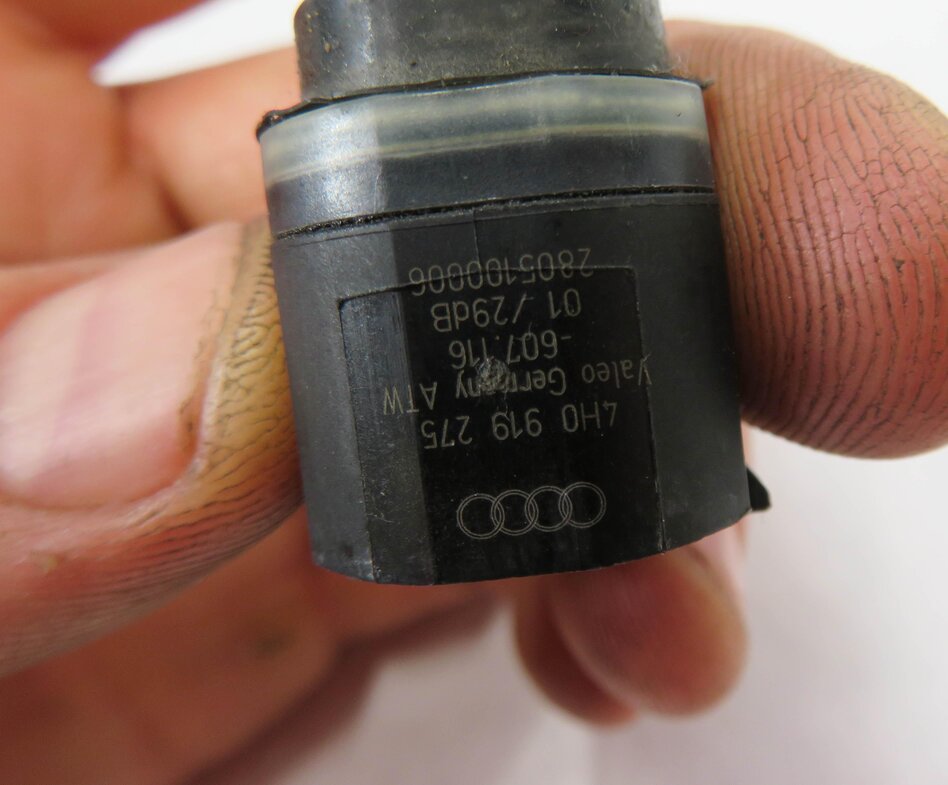 Thumbnail 3: 2011 AUDI Q7 (4L) REAR PDC PARK DISTANCE SENSOR SET-4 w/ HARNESS (COBALT BLUE)