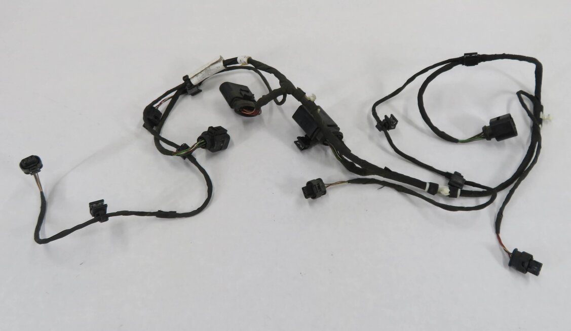 Thumbnail 4: 2011 AUDI Q7 (4L) REAR PDC PARK DISTANCE SENSOR SET-4 w/ HARNESS (COBALT BLUE)