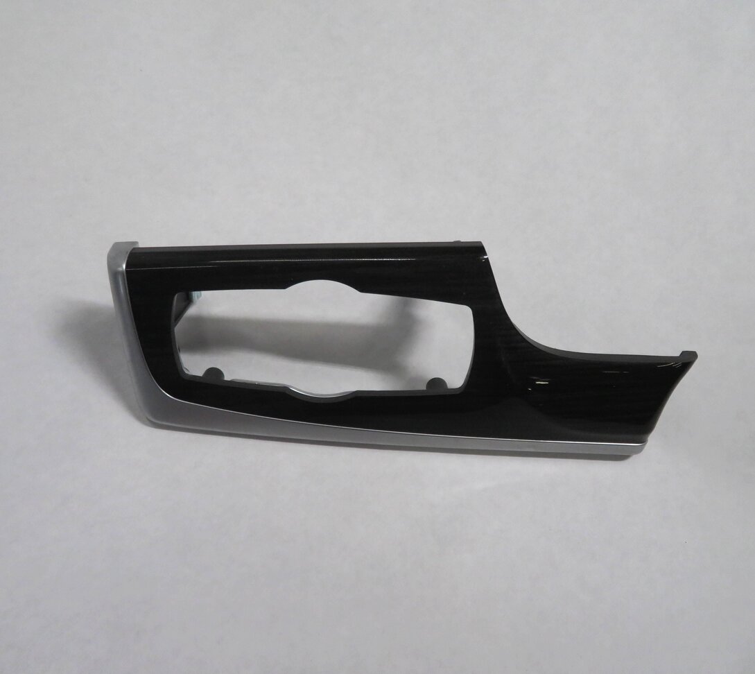 Thumbnail 5: 2013 BMW ACTIVEHYBRID 5 - DASH DOOR CONSOLE (FINELINE ANTHRACITE) WOOD TRIM SET