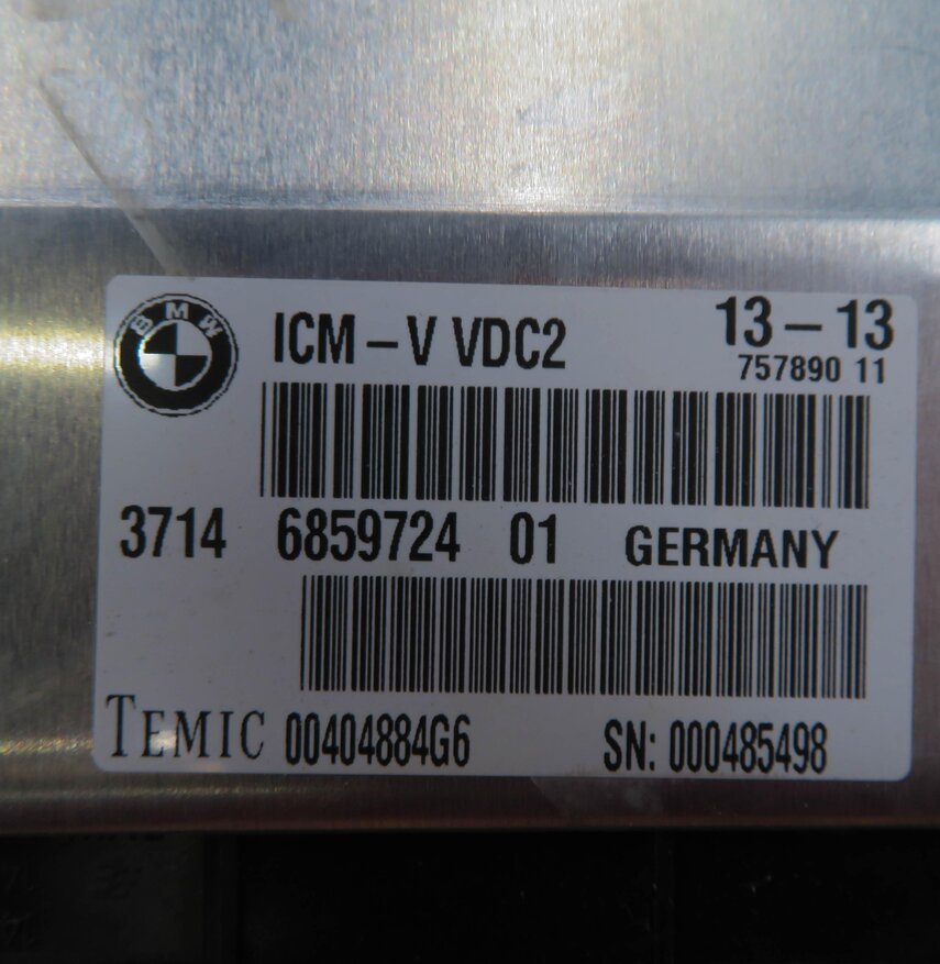 Thumbnail 6: 2010-2015 BMW 528i 535i 550i 740i 750i (F01 F10) VDC SUSPENSION CONTROL MODULE