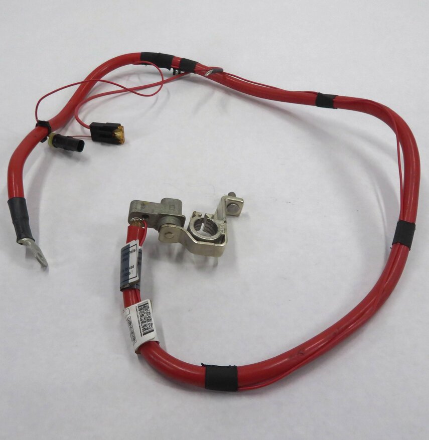 Thumbnail 2: 2013 BMW ACTIVEHYBRID 5 - POST TERMINAL POSITIVE BATTERY CABLE LEAD (SRS)