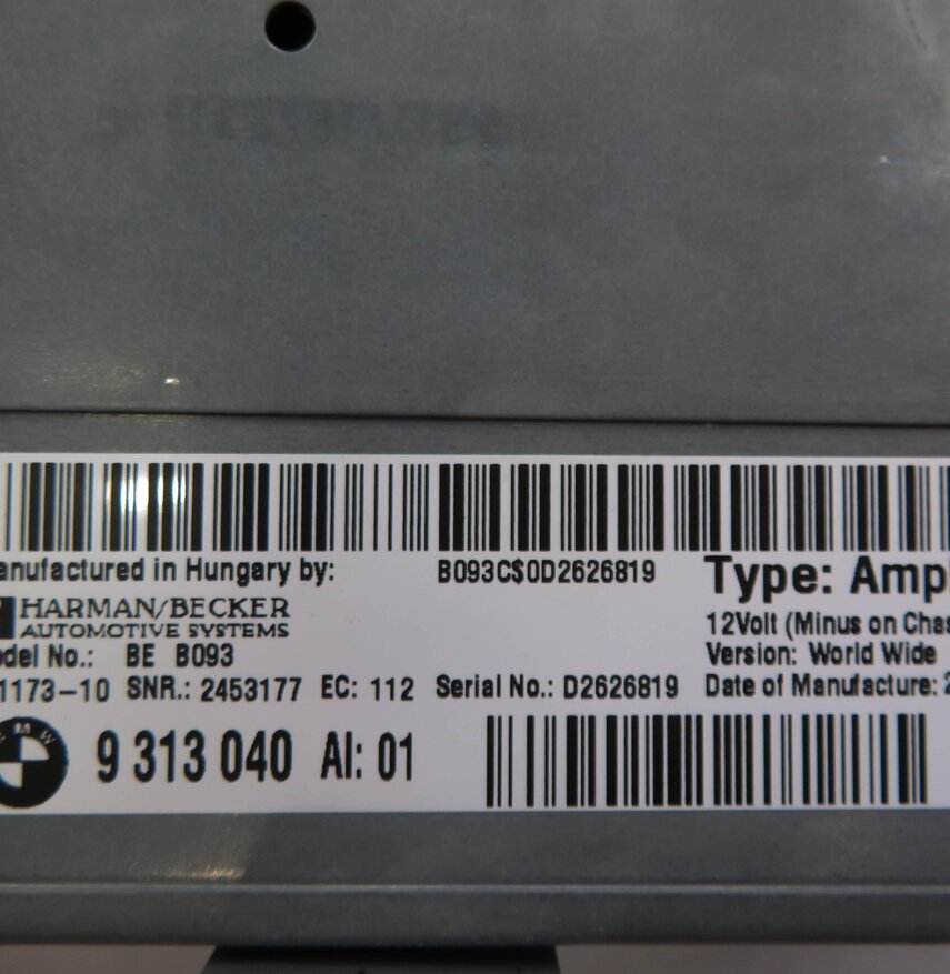 Thumbnail 6: 2013 BMW ACTIVEHYBRID 5 - RADIO STEREO (HARMAN BECKER) HiFi AUDIO AMP AMPLIFIER
