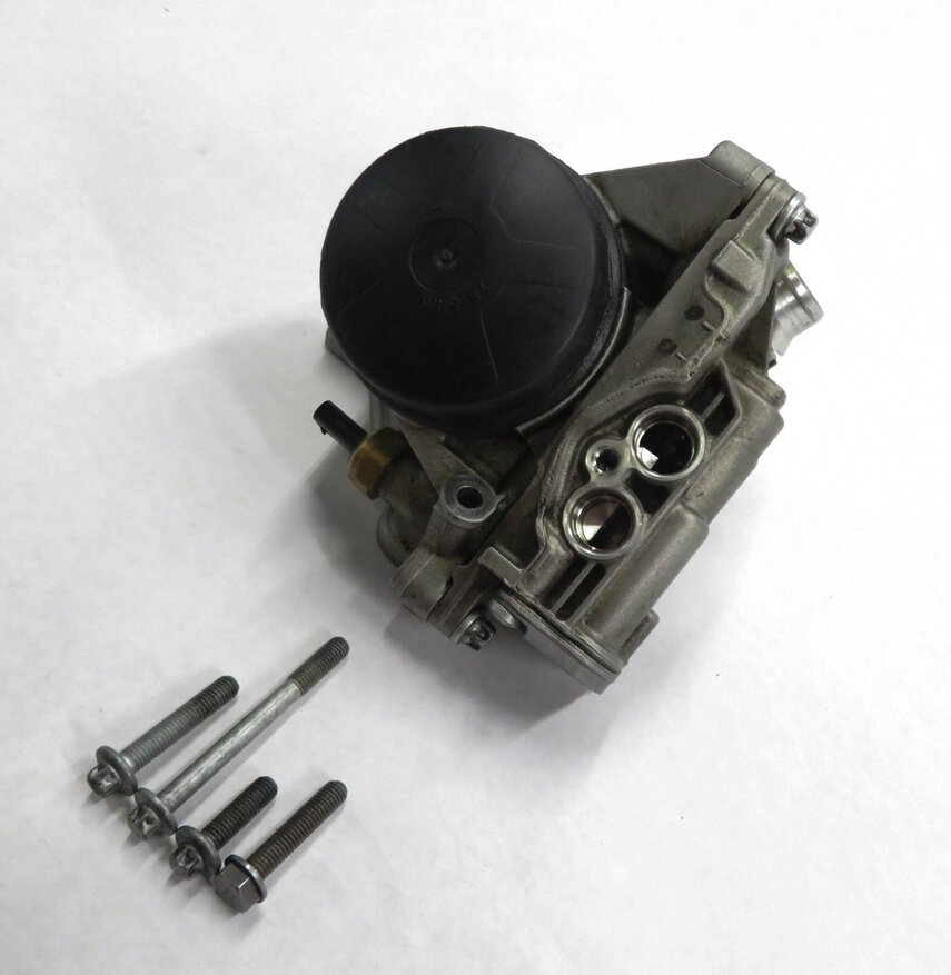 2013 BMW ACTIVEHYBRID 5 - 3.0L N55 TURBO ENGINE MOTOR FLUID OIL FILTER HOUSING