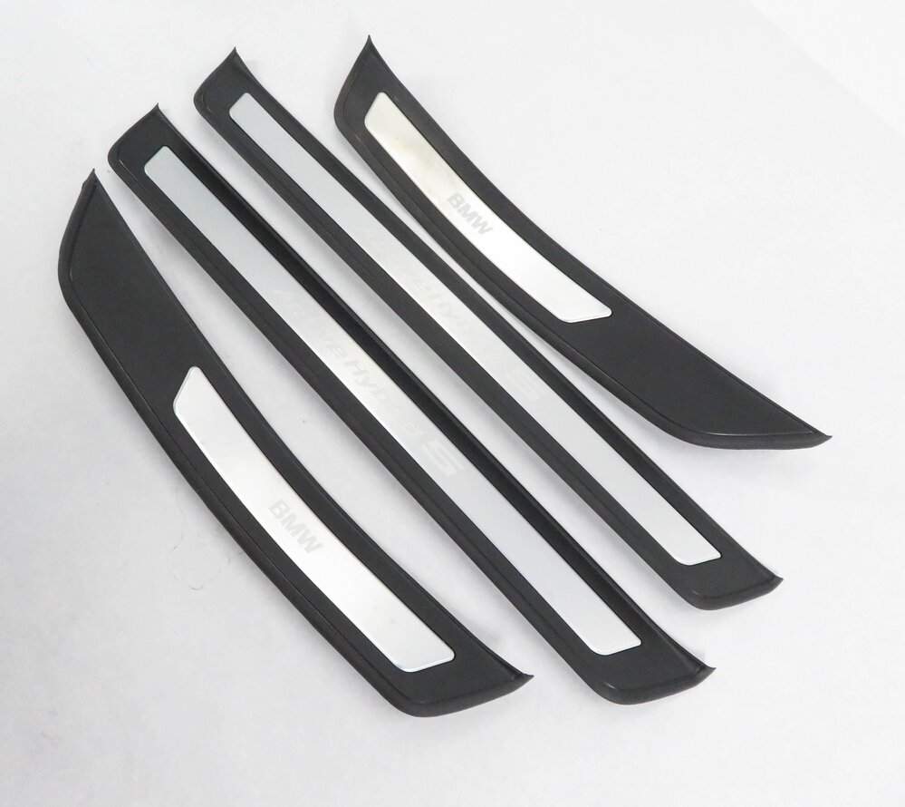 2013 BMW ACTIVEHYBRID 5 - FRONT & REAR DOOR SILL SCUFF PLATE TRIM PANEL SET-4