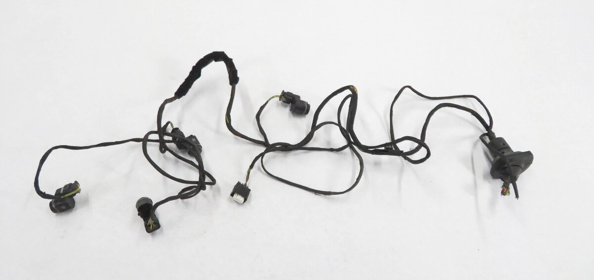 Thumbnail 2: 2013 BMW ACTIVEHYBRID 5 - REAR PDC PARK DISTANCE SENSOR SET w/ HARNESS (BLACK)