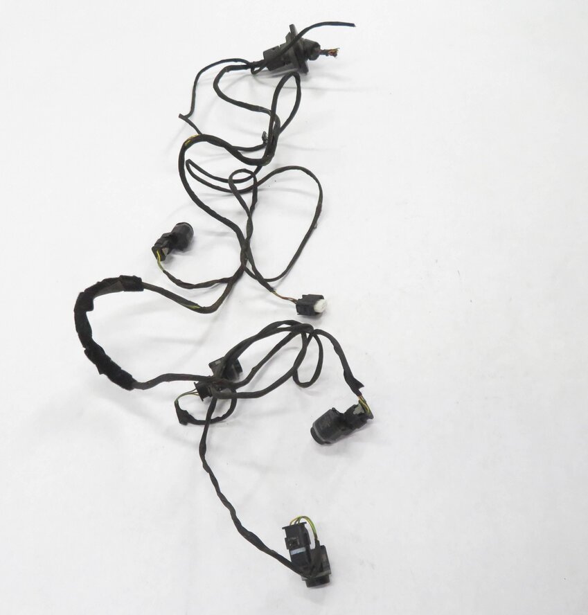 Thumbnail 4: 2013 BMW ACTIVEHYBRID 5 - REAR PDC PARK DISTANCE SENSOR SET w/ HARNESS (BLACK)