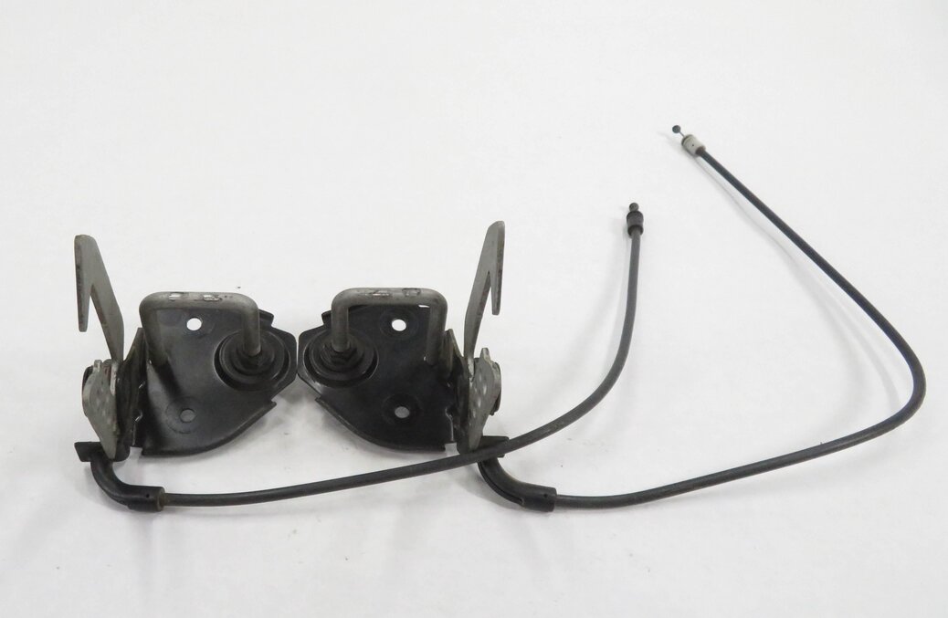 Thumbnail 4: 2013 BMW ACTIVEHYBRID 5 - FRONT HOOD LID LOCK LATCH SET-2 w/ CABLE