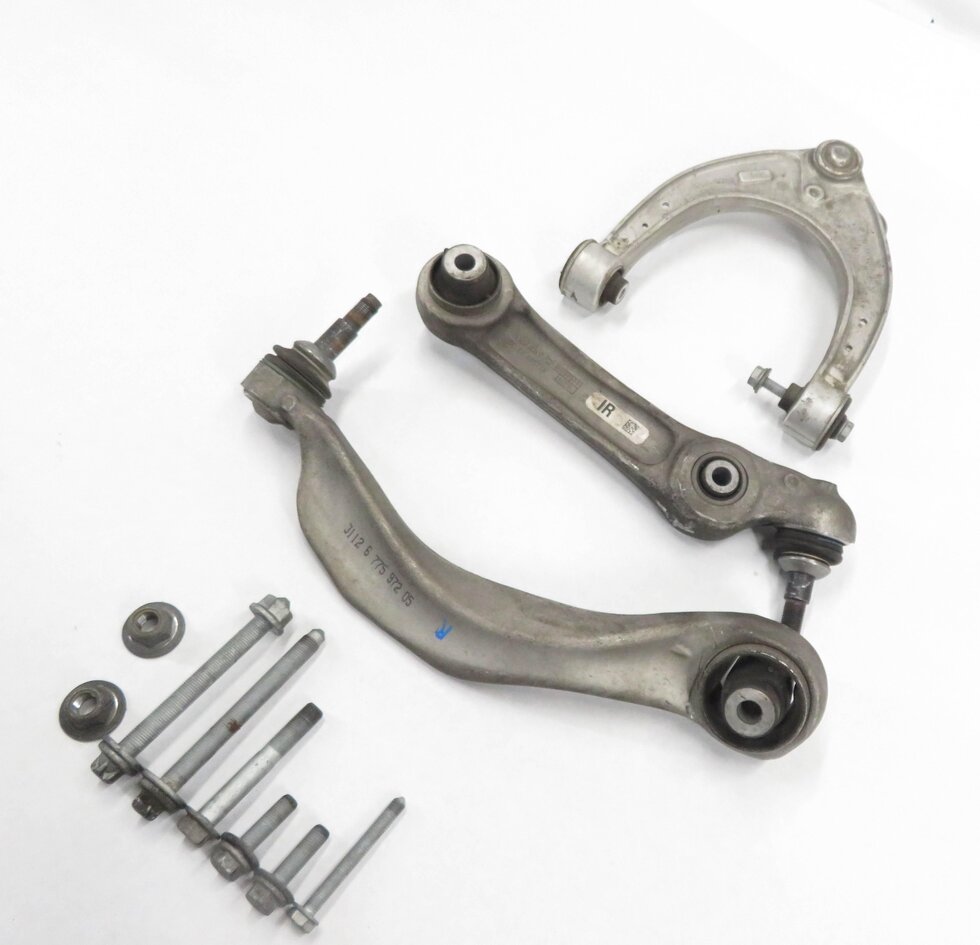 11-19 BMW 528i 535i 550i 640i 650i (F06 F10) RWD RIGHT FRONT CONTROL ARM SET (3)