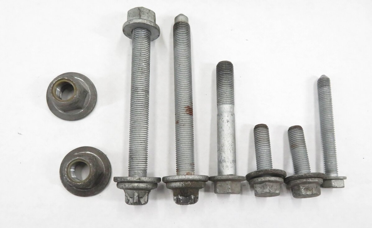 Thumbnail 12: 11-19 BMW 528i 535i 550i 640i 650i (F06 F10) RWD RIGHT FRONT CONTROL ARM SET (3)