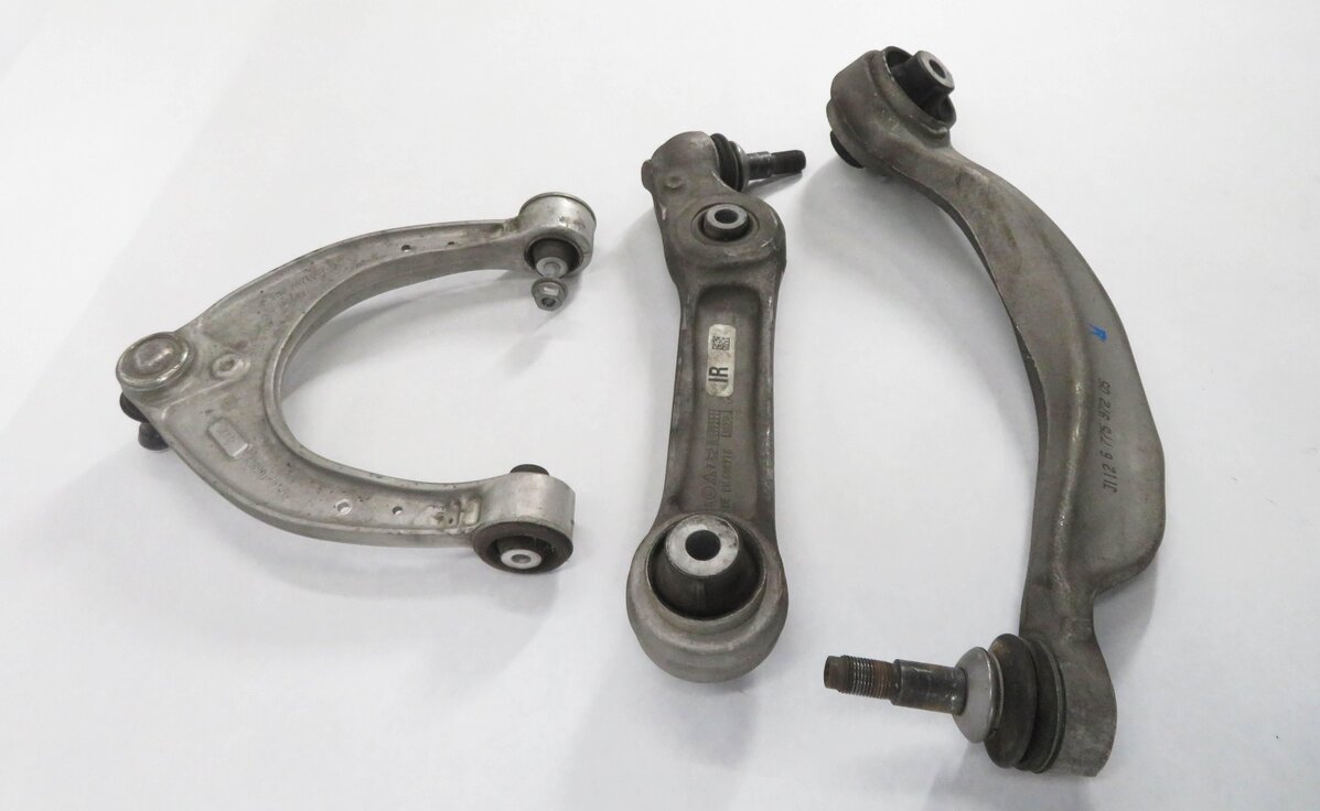 Thumbnail 4: 11-19 BMW 528i 535i 550i 640i 650i (F06 F10) RWD RIGHT FRONT CONTROL ARM SET (3)